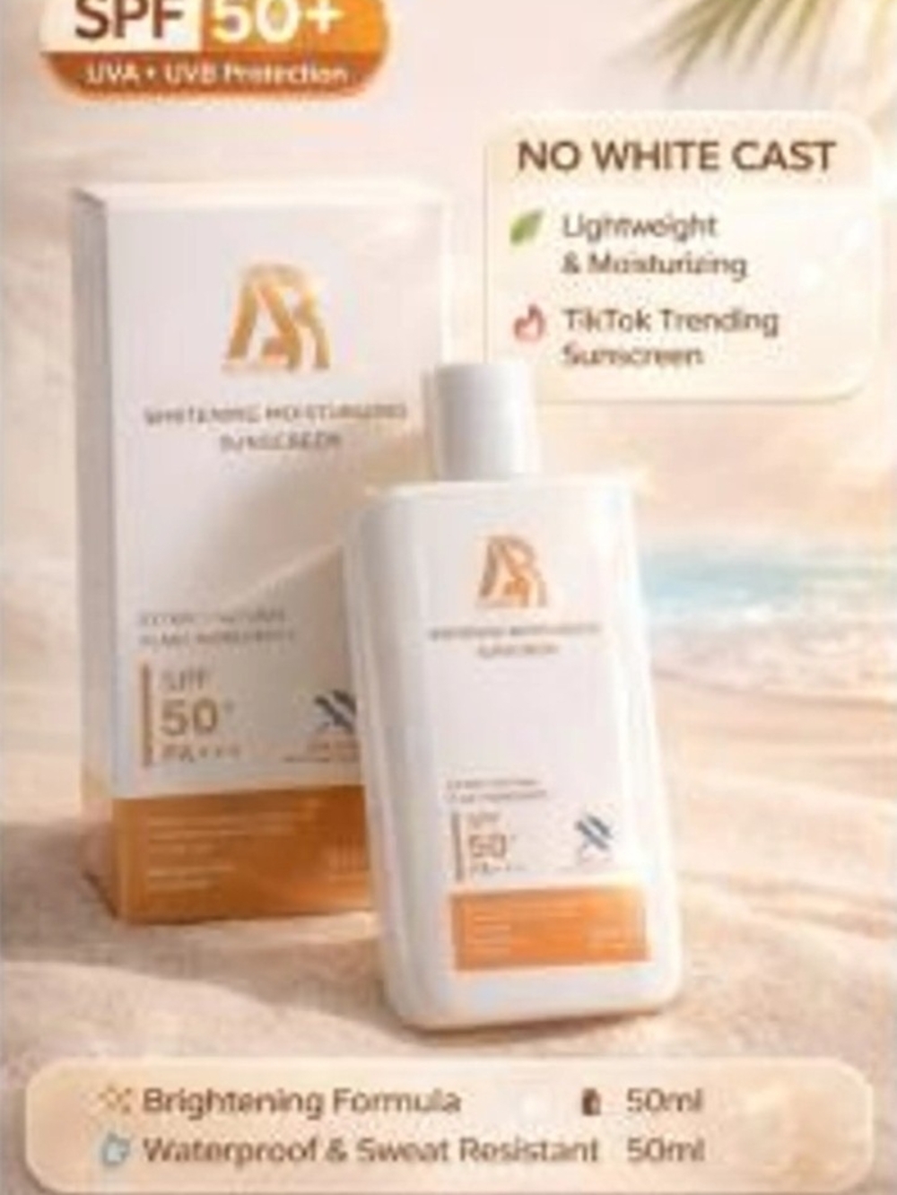 Brightening SPF 50+ Sunscreen Lotion